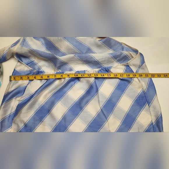 h&m halter Top Chic Blue and White Halter Striped Top - Picture 11 of 12